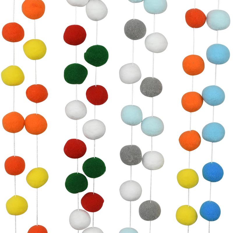 Felt Ball String Ornament PomPom Ball Bunting Banner Pom Pom Garlands Home Baby Shower Birthday New Year Wall Hanging Decoration
Felt Ball String Ornament PomPom Ball Bunting Banner Pom Pom Garlands Home Baby Shower Birthday New Year Wall Hanging Decoration