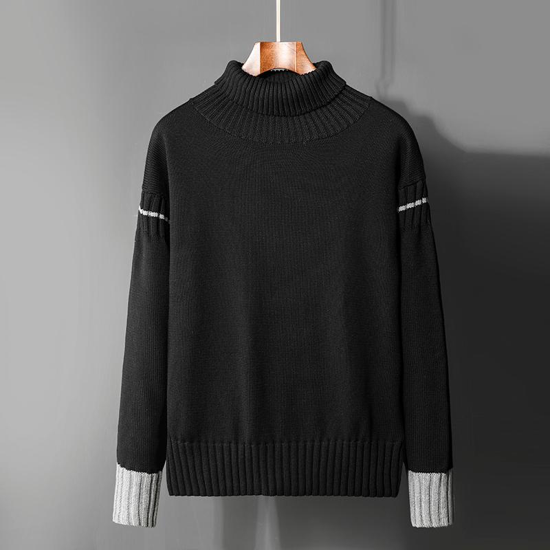 Mens Turtleneck Sweater Men 2020 New Korean Style Fashion Pullovers Sweater Casual Dark Gray Warm Solid Color For Men, Black sweater man
Mens Turtleneck Sweater Men 2020 New Korean Style Fashion Pullovers Sweater Casual Dark Gray Warm Solid Color For Men, Black sweater man