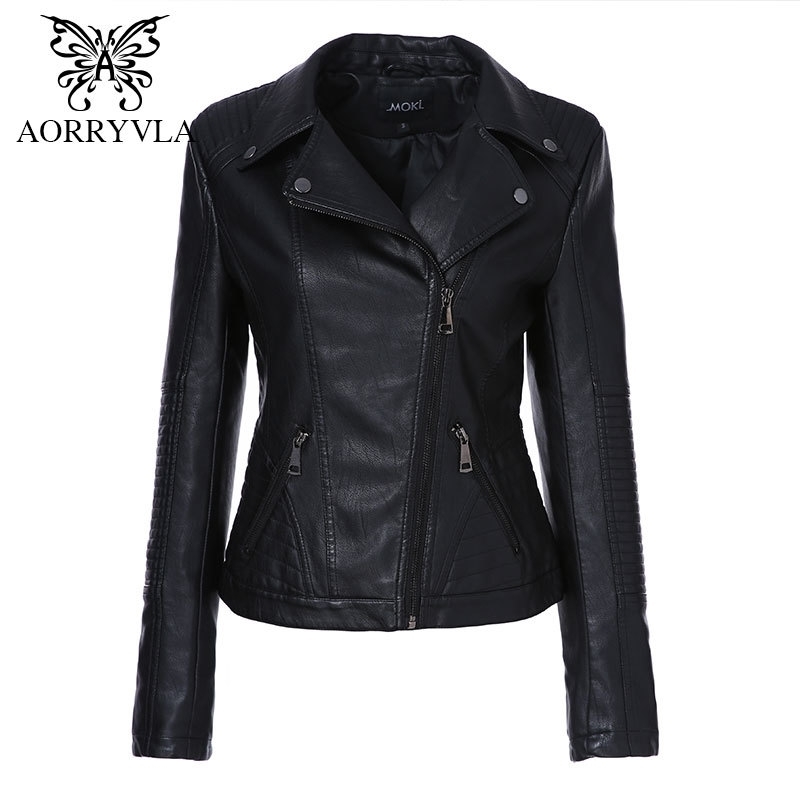 Brand PU Leather Jacket Women Spring Fashion Black Turn-Down-Collar Moto Biker Jacket Zipper PU Leather Coats Slim Outwear 201120, Blue
Brand PU Leather Jacket Women Spring Fashion Black Turn-Down-Collar Moto Biker Jacket Zipper PU Leather Coats Slim Outwear 201120, Blue