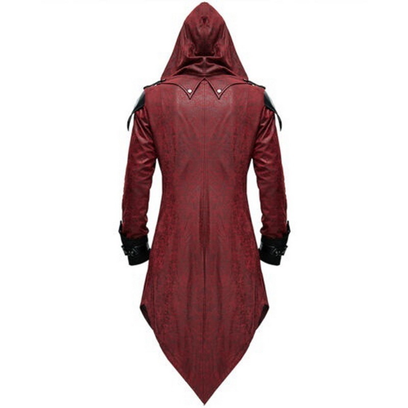 Mens Medieval Retro Jacket Renaissance Gothic Coat Man Tuxedo Halloween Formal Costume Cosplay Costume Renaissance Jacket 201128