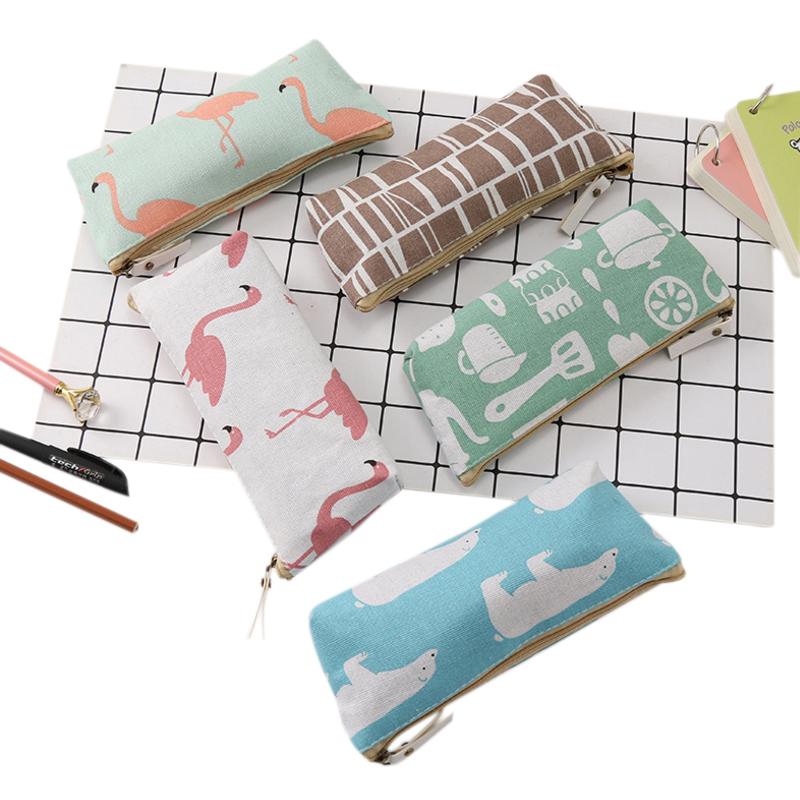 Gift Wrap 1pcs/lot Cute Canvas 5designs Bear Cartoon Flamingo Pencil Case /girl Stationery Bag Makeup Favor Study
Gift Wrap 1pcs/lot Cute Canvas 5designs Bear Cartoon Flamingo Pencil Case /girl Stationery Bag Makeup Favor Study