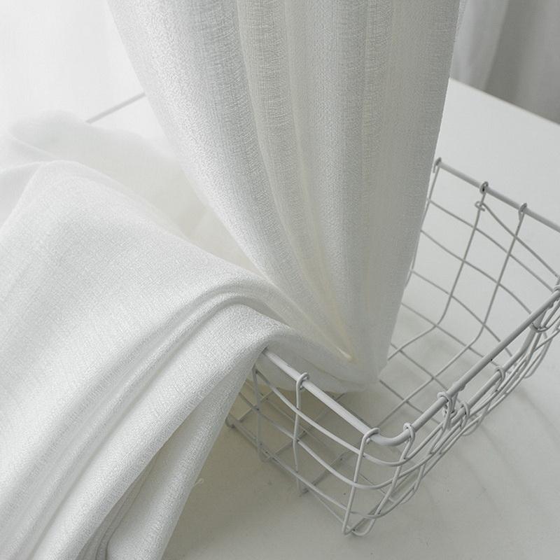 GXI Solid Color Thickened Cotton Linen Kitchen Tulle Translucent White Window Screen Curtains Decorate Bedroom Balcony M047-4, White tulle
GXI Solid Color Thickened Cotton Linen Kitchen Tulle Translucent White Window Screen Curtains Decorate Bedroom Balcony M047-4, White tulle
