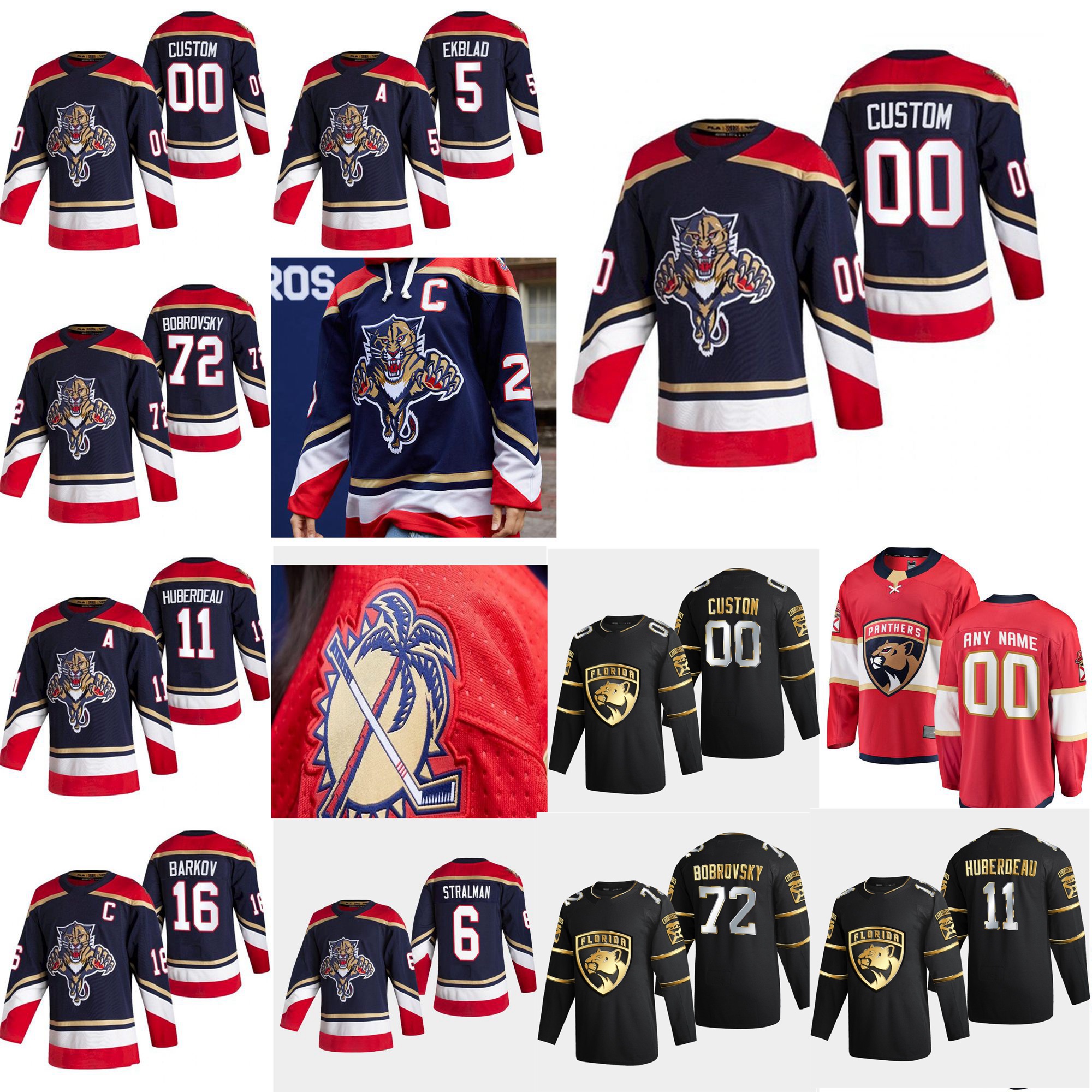 2021 Reverse Retro Florida Panthers Hockey Jerseys Patric Hornqvist Ryan Lomberg Eetu Luostarinen Aleksi Saarela Owen Tippett Custom Stitche, Black;red
2021 Reverse Retro Florida Panthers Hockey Jerseys Patric Hornqvist Ryan Lomberg Eetu Luostarinen Aleksi Saarela Owen Tippett Custom Stitche, Black;red