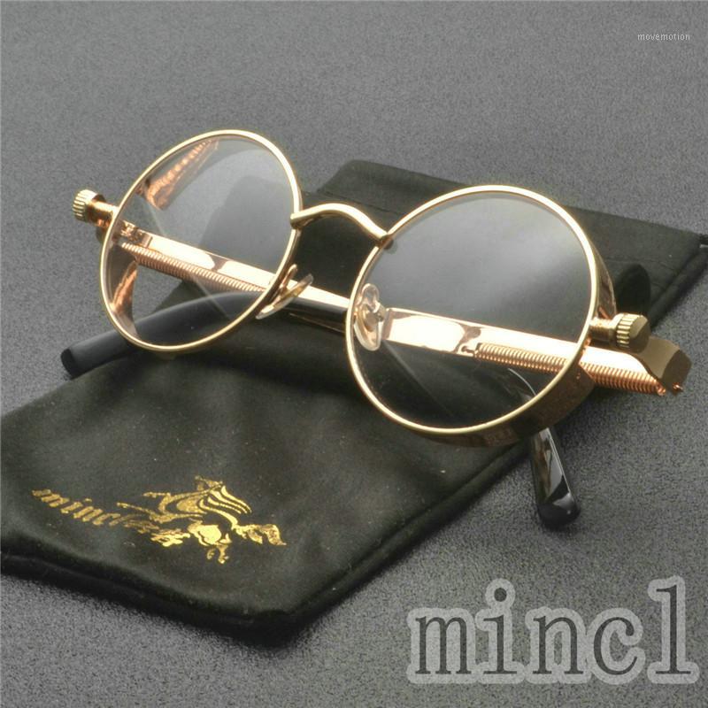 MINCL Vintage Men Sunglasses Women Punk Style Round Metal Frame Colorful Lens Sun Glasses Fashion Transparent Man Eyewear NX1
MINCL Vintage Men Sunglasses Women Punk Style Round Metal Frame Colorful Lens Sun Glasses Fashion Transparent Man Eyewear NX1
