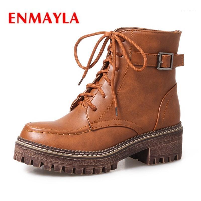 ENMAYLA 2020 New Arrival women round toe lace up flat with boots lady solid cross-tied ankle boots Big size 34-43 ZYL5581, Khaki
ENMAYLA 2020 New Arrival women round toe lace up flat with boots lady solid cross-tied ankle boots Big size 34-43 ZYL5581, Khaki