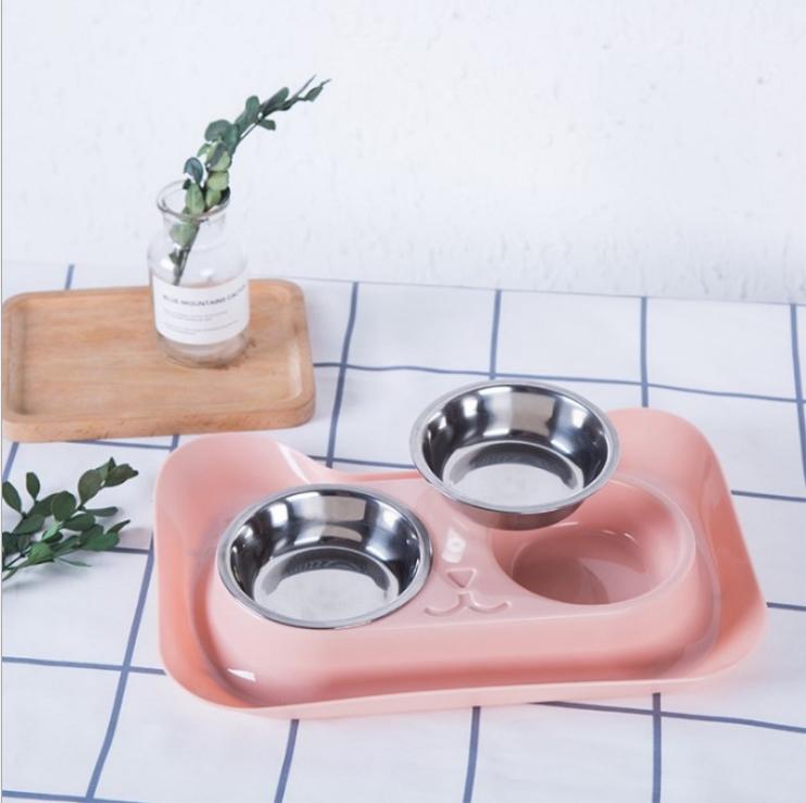 1Pc Durable Double Stainless Steel Dog Cat Bowls with Non-spill & Non-skid Design for Pet and Water Elevated Feeder
1Pc Durable Double Stainless Steel Dog Cat Bowls with Non-spill & Non-skid Design for Pet and Water Elevated Feeder
