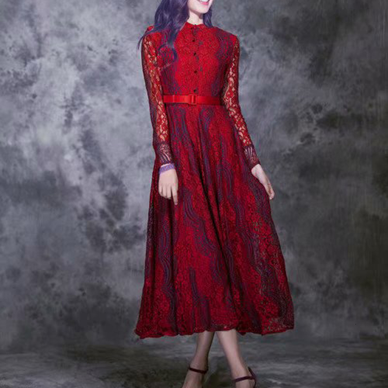 Sexy Hollow Bow Long Single-breasted Thin Stylish Temperament Party Women Spring Summer New High Quality Sxj6, Burgundy.
Sexy Hollow Bow Long Single-breasted Thin Stylish Temperament Party Women Spring Summer New High Quality Sxj6, Burgundy.