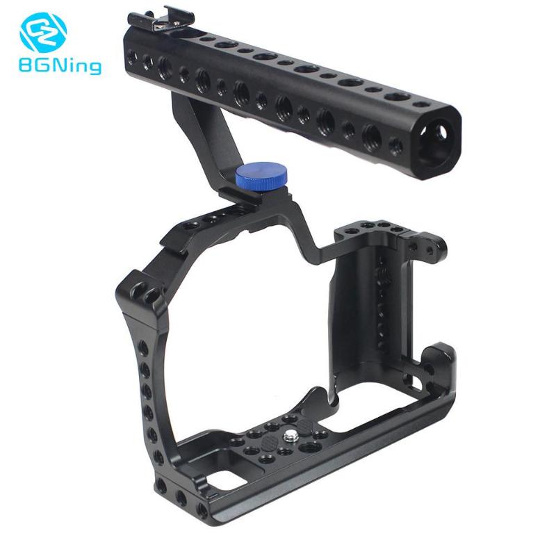 BGNing Aluminum Camera Cage for EOS M50 M5 DSLR Protect Cover w/ Top Handle Quick-Rease Plate Cold Shoe Mount Photography
BGNing Aluminum Camera Cage for EOS M50 M5 DSLR Protect Cover w/ Top Handle Quick-Rease Plate Cold Shoe Mount Photography