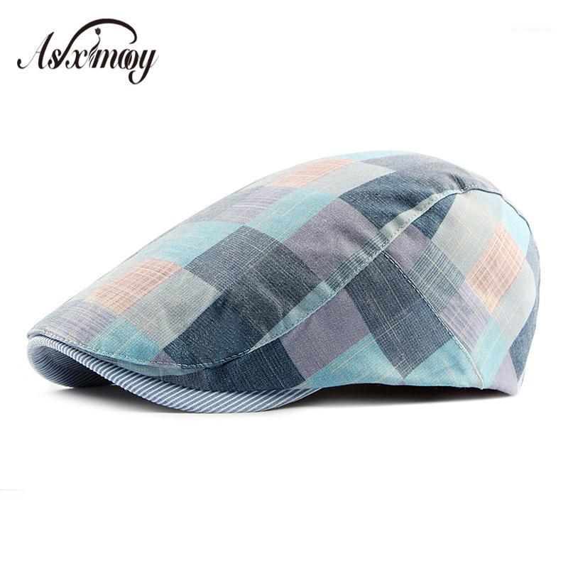 2020 Fashion Berets Caps For Women Men Spring Summer Plaid Print Sun Beret Hat Homme Femme Casual Cotton Flat Cap Adjustable1, Pink
2020 Fashion Berets Caps For Women Men Spring Summer Plaid Print Sun Beret Hat Homme Femme Casual Cotton Flat Cap Adjustable1, Pink