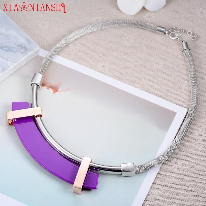 Fashion charm Statement Maxi Choker Necklace Chain Pendant Collar 2021 Fashion New Red Purple Acrylic Necklace Jewelry For Women
Fashion charm Statement Maxi Choker Necklace Chain Pendant Collar 2021 Fashion New Red Purple Acrylic Necklace Jewelry For Women