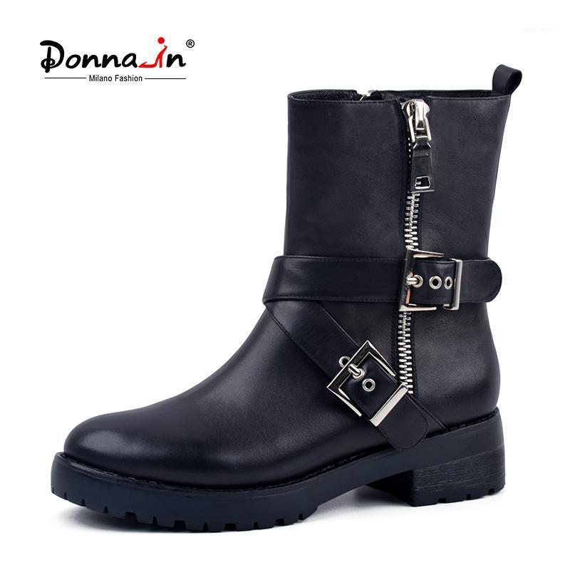 Donna-in Genuine Leather Mid-calf Women Boots Low Heel Wool Lining Winter Snow Shoes 2020 Fashion Metallic Zipper Riding Boots1, Black
Donna-in Genuine Leather Mid-calf Women Boots Low Heel Wool Lining Winter Snow Shoes 2020 Fashion Metallic Zipper Riding Boots1, Black