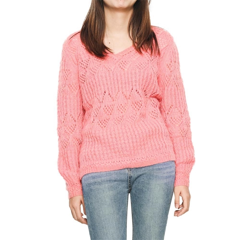 Georgia Knitted Jumper Women Casual Mohair Wool Puffed Sleeve V Neck Chic Sweater Autumn Winter Vintage Pullover 201203, Pink
Georgia Knitted Jumper Women Casual Mohair Wool Puffed Sleeve V Neck Chic Sweater Autumn Winter Vintage Pullover 201203, Pink