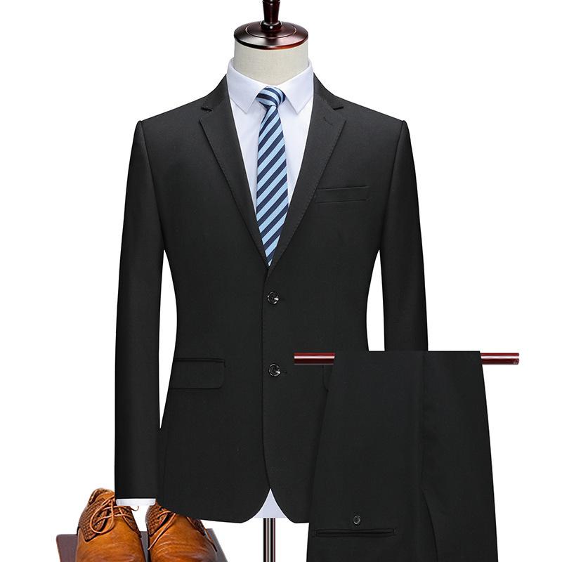 The new suit men's suits interview suit private micro custom men suits for college students, Black
The new suit men's suits interview suit private micro custom men suits for college students, Black