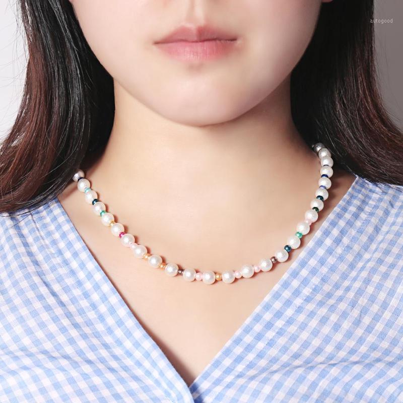Chokers 2021 Colorful Pearl Necklace For Women 8mm Imitation Round Necklaces Party Wedding Fashion Jewelry1
Chokers 2021 Colorful Pearl Necklace For Women 8mm Imitation Round Necklaces Party Wedding Fashion Jewelry1