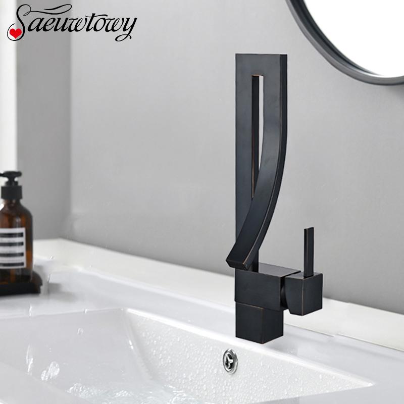Saeuwtowy Basin Bathroom Faucet Square Basin Faucet Chrome Black Bronze Mixer Tap Deck Installation Sink Mixer Waterfall
Saeuwtowy Basin Bathroom Faucet Square Basin Faucet Chrome Black Bronze Mixer Tap Deck Installation Sink Mixer Waterfall