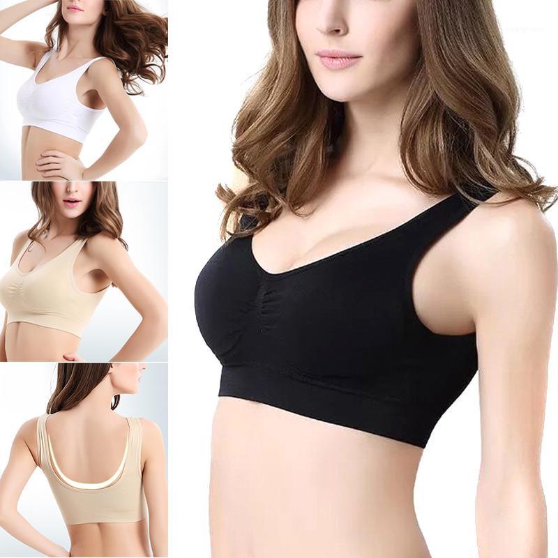 2 Pcs Women Seamless Stretch Yoga Sports Bra Wirefree Unpadded Full Coverage Workout Bra ZJ551, Beige
2 Pcs Women Seamless Stretch Yoga Sports Bra Wirefree Unpadded Full Coverage Workout Bra ZJ551, Beige