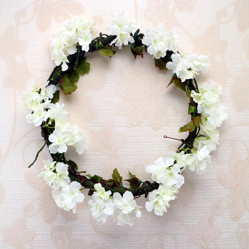 180CM Cherry Rattan Artificial Flowers Silk Flowers Home Decor Wall Hanging decorative Garland Wreath Wedding Party Decor, 2 milk white
180CM Cherry Rattan Artificial Flowers Silk Flowers Home Decor Wall Hanging decorative Garland Wreath Wedding Party Decor, 2 milk white