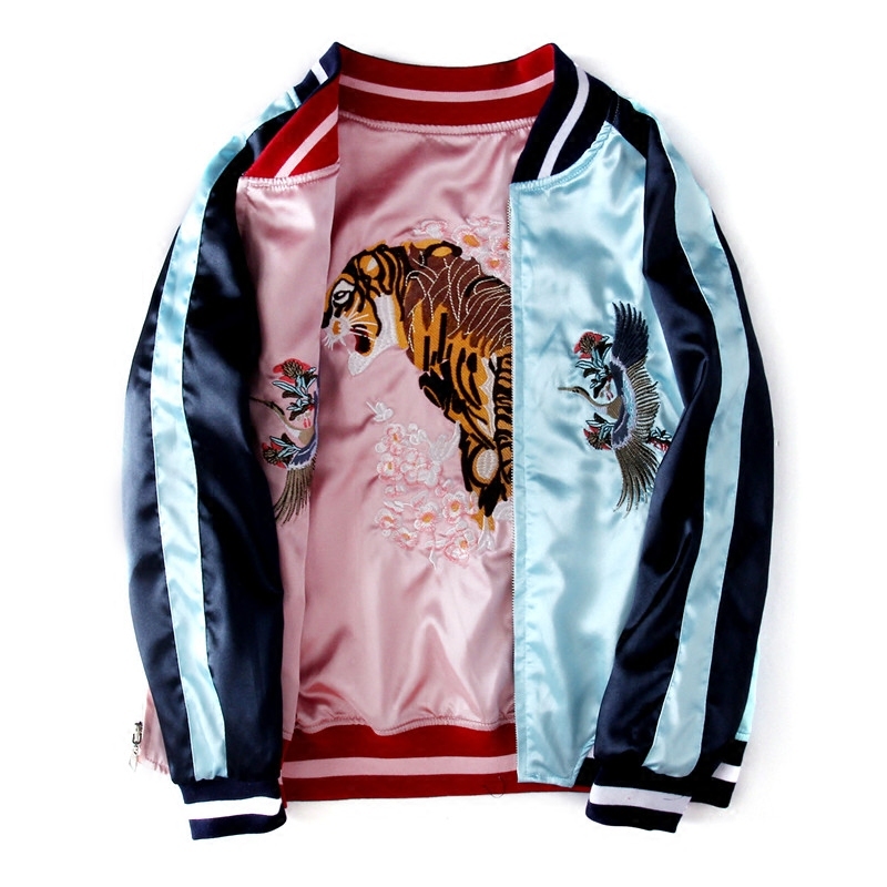 fuji embroidered Fancy jackets, tiger, soft, feminine, sukajan, yokosuka, souvenir, spring, autumn, baseball coats 2W9Q, Blue.
fuji embroidered Fancy jackets, tiger, soft, feminine, sukajan, yokosuka, souvenir, spring, autumn, baseball coats 2W9Q, Blue.