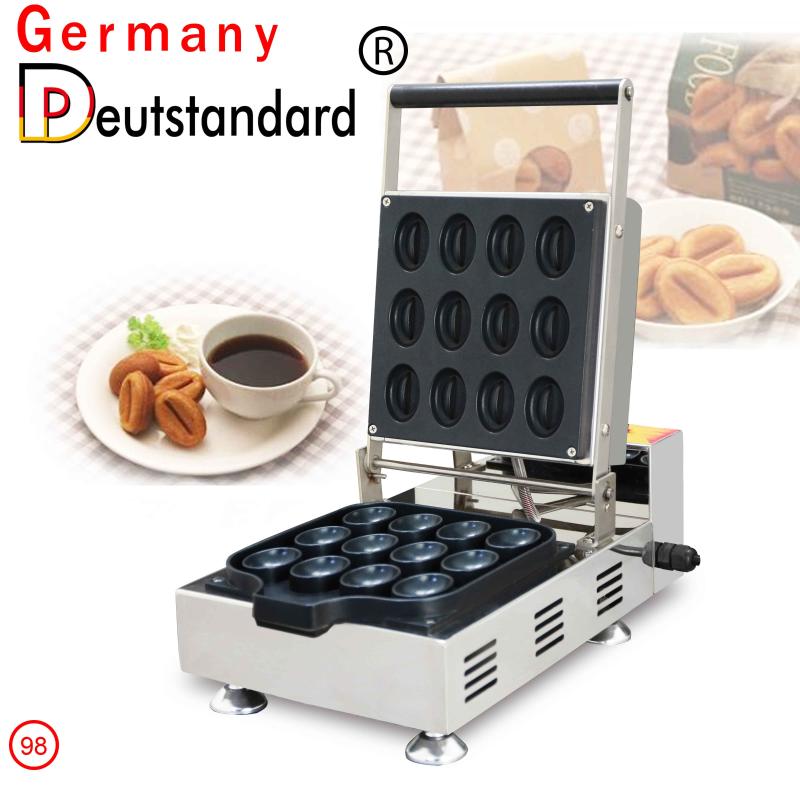 Commercial Electric New Design Snack Machine Coffee Beans Shaped Waffle Maker Waffle Making Machine High Quality Cart CE
Commercial Electric New Design Snack Machine Coffee Beans Shaped Waffle Maker Waffle Making Machine High Quality Cart CE