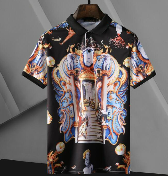 21SS summer New High Quality Brand Designers Men's Polos T-shirt Short Sleeves high quality Leisure fashion Polos, Black
21SS summer New High Quality Brand Designers Men's Polos T-shirt Short Sleeves high quality Leisure fashion Polos, Black