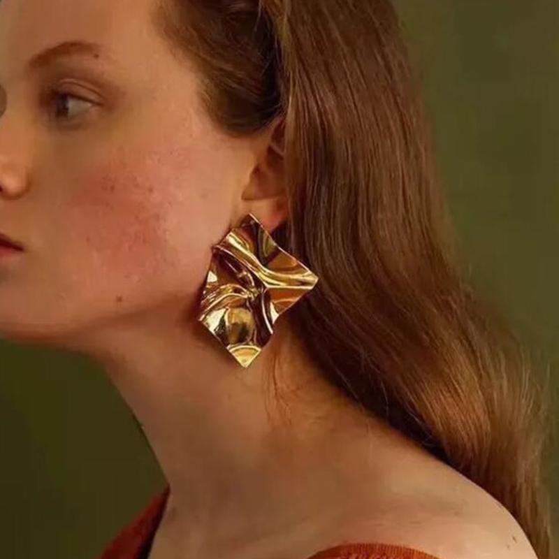 Punk Stud Earrings for Women Gold Silver Color Fashion Big Geometric Oversize Irregular Earing Jewelry Maxi Ear Party
Punk Stud Earrings for Women Gold Silver Color Fashion Big Geometric Oversize Irregular Earing Jewelry Maxi Ear Party
