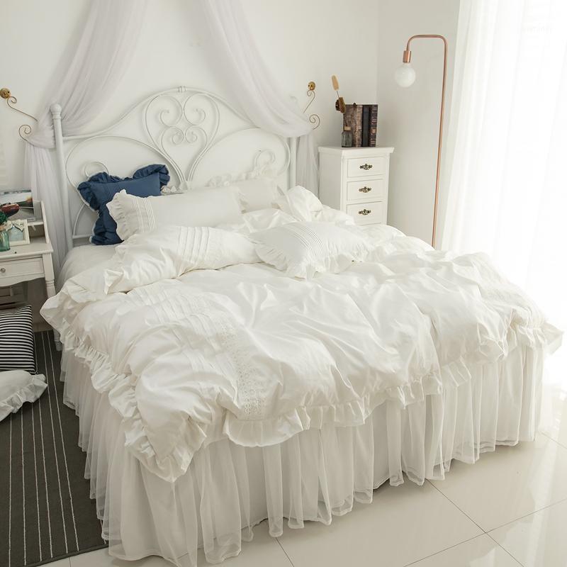 2020 Cotton lace Bedding Set white Duvet Cover Set Bed Linen Tassels Luxury princess bed skirt sets queen king bedclothes1, Style6
2020 Cotton lace Bedding Set white Duvet Cover Set Bed Linen Tassels Luxury princess bed skirt sets queen king bedclothes1, Style6