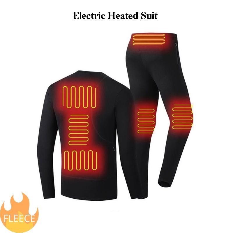 Men Winter Heated Underwear Set Thermal Heat Fleece Hiking Pants USB Outdoor Waterproof Motorcycle Electric Suit, Grey pants
Men Winter Heated Underwear Set Thermal Heat Fleece Hiking Pants USB Outdoor Waterproof Motorcycle Electric Suit, Grey pants