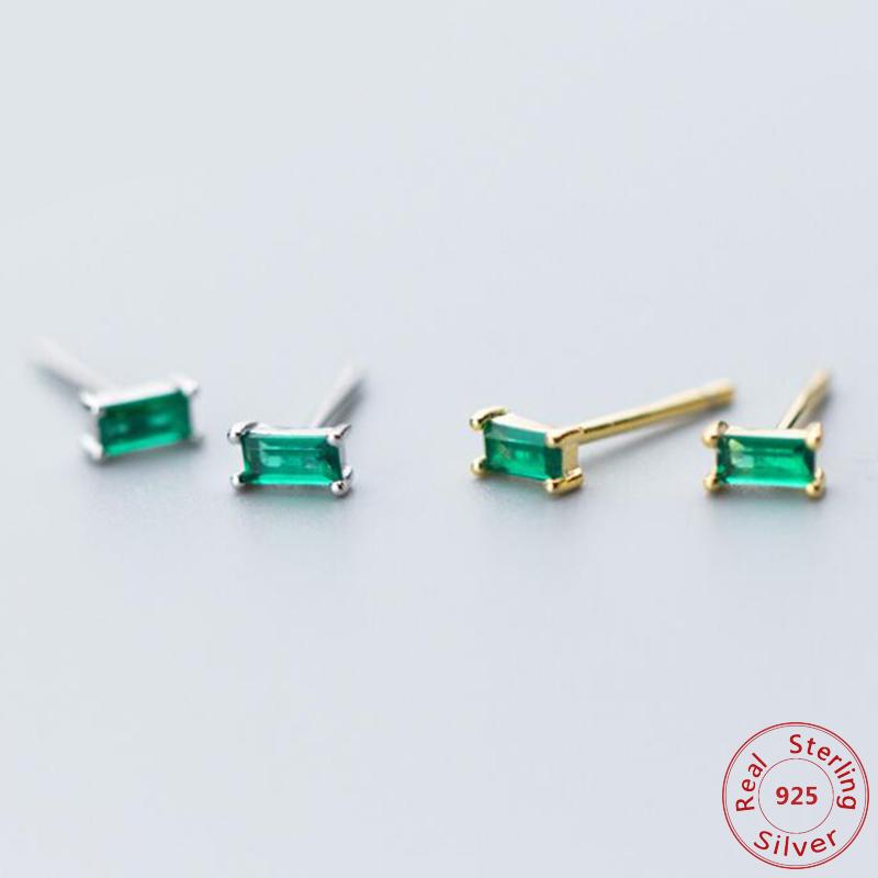 Stud Minimalist Earrings For Women Party Geometric Square Green Zircon Gold Color 925 Sterling Silver Fashion Jewelry
Stud Minimalist Earrings For Women Party Geometric Square Green Zircon Gold Color 925 Sterling Silver Fashion Jewelry