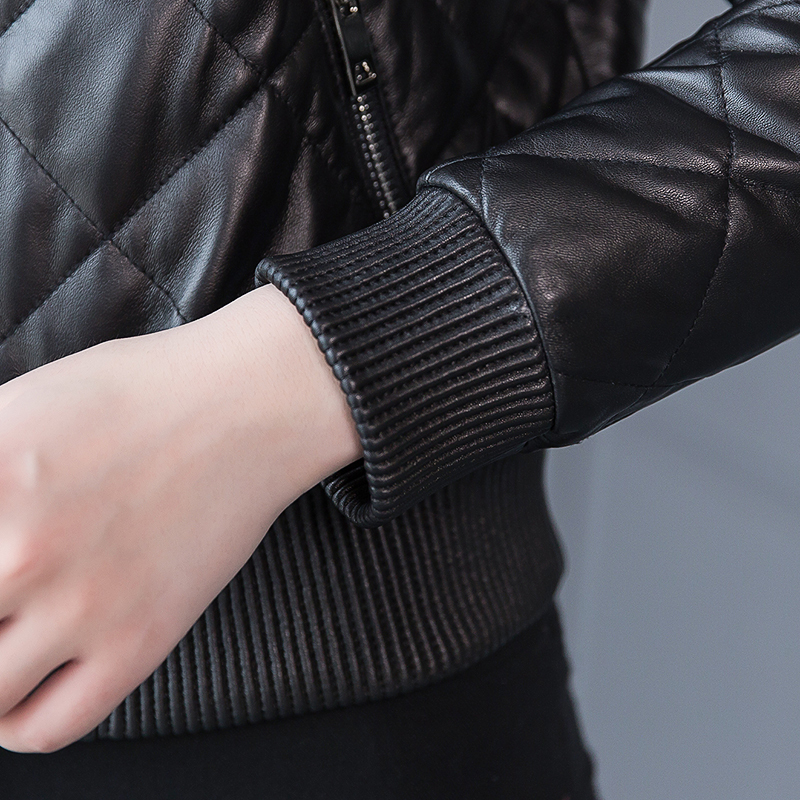 Tcyeek Genuine Leather Jacket Women Winter White Duck Down Jackets Short Slim Real Sheepskin Coat Female Outwear Coats LWL1094 201030