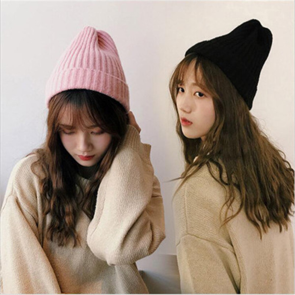 Outdoor Hats Winter Hat Beanie Caps Plain Knitted Warm Ski Cap Wool Soft Slouchy Skull Beanies Men Women Street Colorful, As pic
Outdoor Hats Winter Hat Beanie Caps Plain Knitted Warm Ski Cap Wool Soft Slouchy Skull Beanies Men Women Street Colorful, As pic