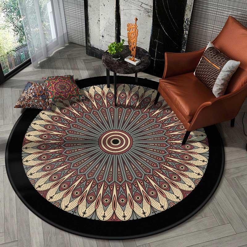 Nordic Ethnic Wind Series Crystal Plush Round Carpet For Table Room Rug Cloakroom Area Printing End Living Children Carpets1, 02
Nordic Ethnic Wind Series Crystal Plush Round Carpet For Table Room Rug Cloakroom Area Printing End Living Children Carpets1, 02