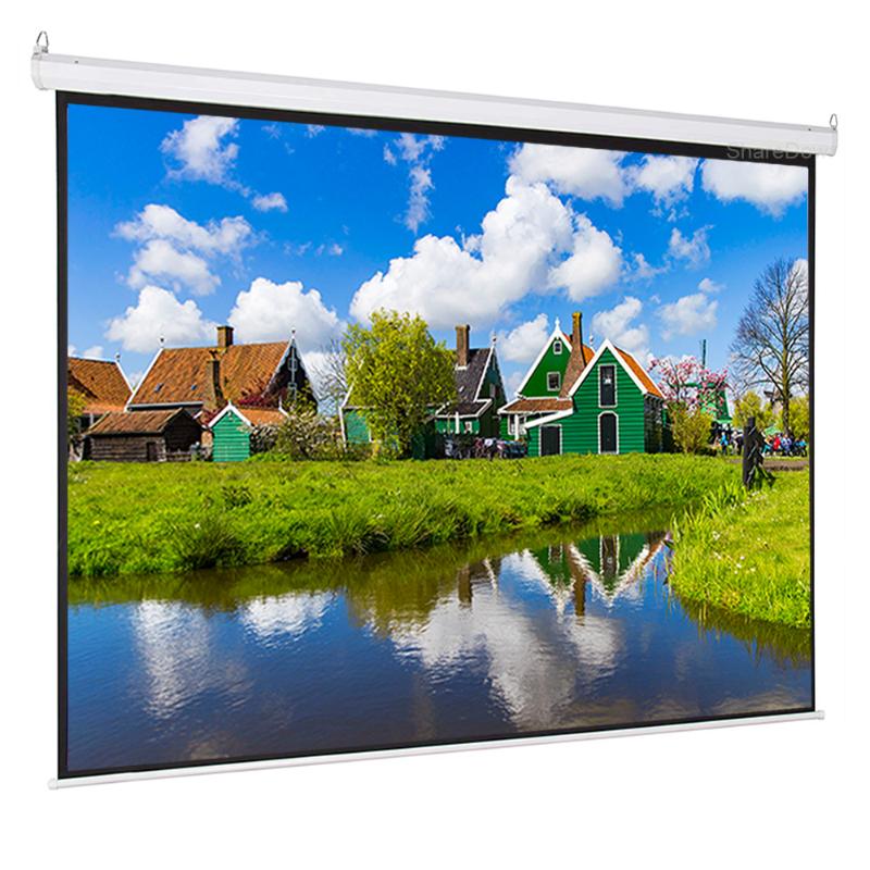 60-84 inch 16:9 Wall Mounted Matte White Fabric Fiber glass Electric Motorized Pull Down HD Projection Screen For Home Theater
60-84 inch 16:9 Wall Mounted Matte White Fabric Fiber glass Electric Motorized Pull Down HD Projection Screen For Home Theater
