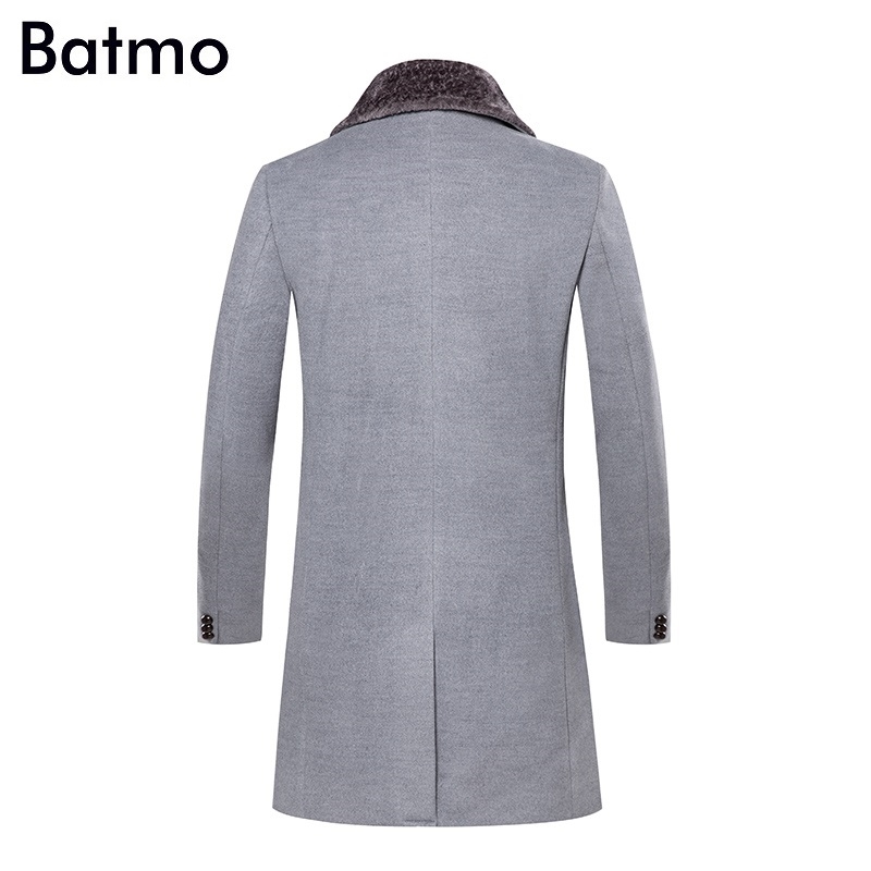 Batmo arrival winter high quality casual trench coatmen's winter jackets winter coat plus-size DY3919 201223