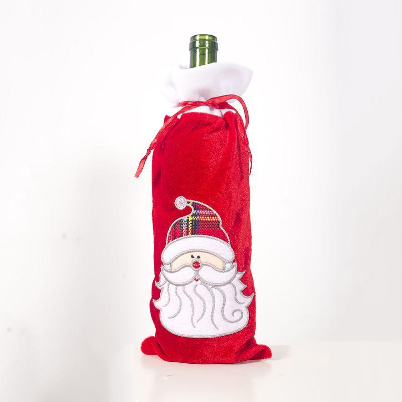 Christmas Wine Bottle Cover Creative Wine Bottle Dress Santa Reindeer Cover Christmas Party Decorations Sweater1
Christmas Wine Bottle Cover Creative Wine Bottle Dress Santa Reindeer Cover Christmas Party Decorations Sweater1