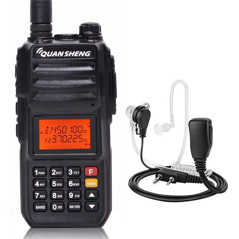 Quansheng TG-UV2 PLUS 10W 5 Bands 136-174MHz/ 350-390MHz/400-470MHz 4000mAh Ham Radio Walkie Talkie+Acoustic Headset
Quansheng TG-UV2 PLUS 10W 5 Bands 136-174MHz/ 350-390MHz/400-470MHz 4000mAh Ham Radio Walkie Talkie+Acoustic Headset