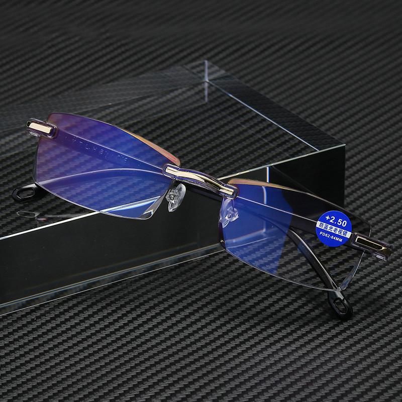Sunglasses Anti Blue Light Blocking Rimless Reading Glasses Women Men Square Frameless Presbyopic Diopters +1.0 1.5 2 2.5 4.0
Sunglasses Anti Blue Light Blocking Rimless Reading Glasses Women Men Square Frameless Presbyopic Diopters +1.0 1.5 2 2.5 4.0
