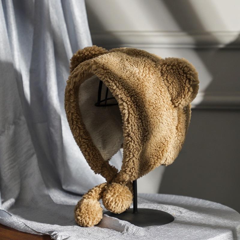 Plush Ushanka Children Korean-style Autumn And Winter plus Velvet Cute Set of Head Cap Japanese-style Versatile Bear Ear Warm Ea, Khaki
Plush Ushanka Children Korean-style Autumn And Winter plus Velvet Cute Set of Head Cap Japanese-style Versatile Bear Ear Warm Ea, Khaki
