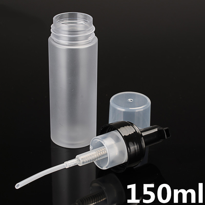 150ml Travel Foamer Bottles Empty Plastic Foam Bottles with Black Pump Hand Wash Soap Mousse Cream Dispenser Bubbling Bottle BPA Free