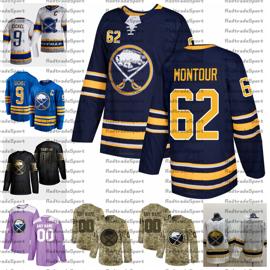 2021 Reverse Retro Customize #62 Brandon Montour Buffalo Sabres Jerseys Golden Edition Camo Veterans Day Fights Cancer Hockey Jersey, Gold
2021 Reverse Retro Customize #62 Brandon Montour Buffalo Sabres Jerseys Golden Edition Camo Veterans Day Fights Cancer Hockey Jersey, Gold