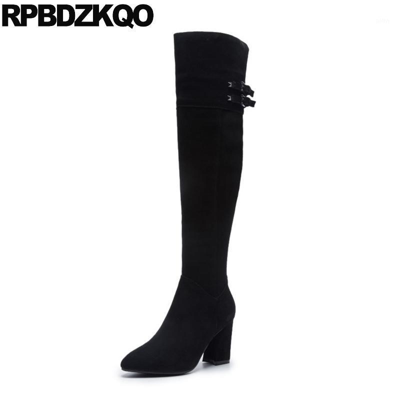10 pointed toe shoes suede slim thigh women boots high heel 9 plus size chunky sexy winter over the knee black big block casual1
10 pointed toe shoes suede slim thigh women boots high heel 9 plus size chunky sexy winter over the knee black big block casual1