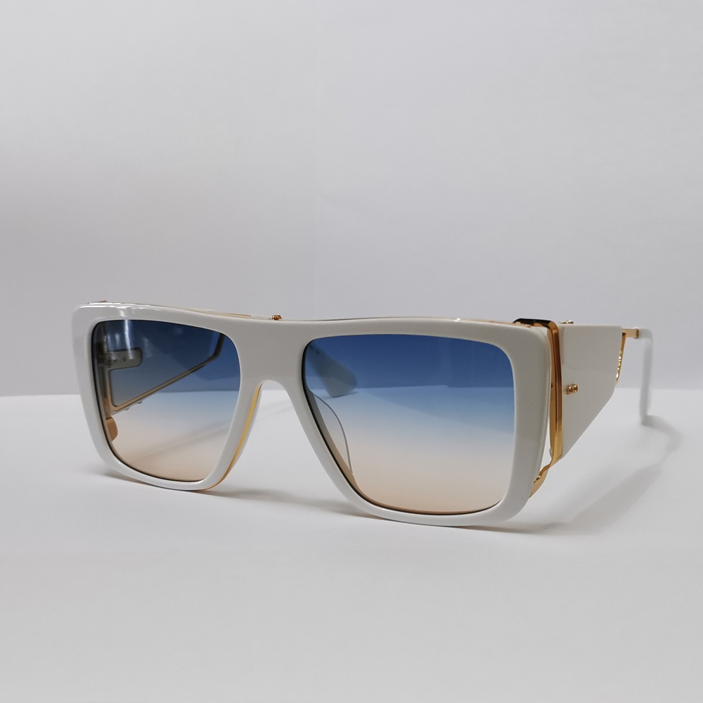 White Square Sunglasses Yellow Gold Blue Gradient Pilot Sport Sunglasses Sonnenbrille Hip hop Men Fashion Sun Glasses occhiali da sole uv400 protection with box
White Square Sunglasses Yellow Gold Blue Gradient Pilot Sport Sunglasses Sonnenbrille Hip hop Men Fashion Sun Glasses occhiali da sole uv400 protection with box