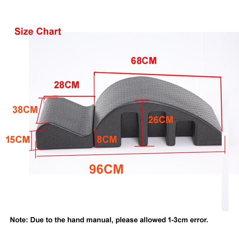 Yoga Arc Bending Cervical Vertebra Fitness Equipment PE SCurve Shape Spine Corrector Fitness Pilates Yoga Training Accessories