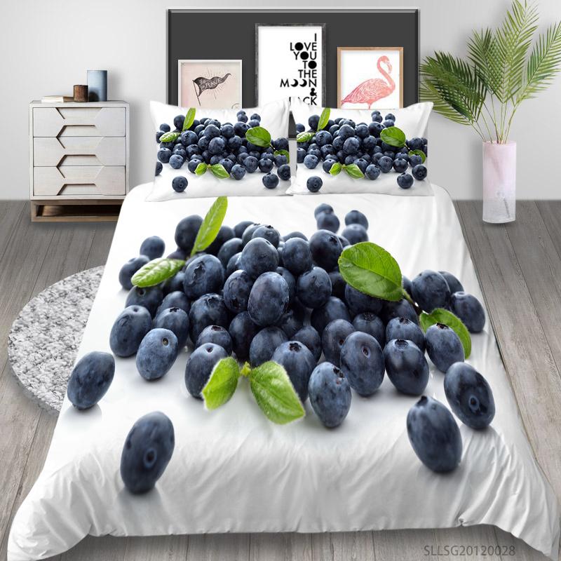 3D Luxury Bedding Set Blueberry Fresh Fruit Print King Size Duvet Cover Set Pillowcases Kids Adults Home Decor 2/3 PCS, Style 11
3D Luxury Bedding Set Blueberry Fresh Fruit Print King Size Duvet Cover Set Pillowcases Kids Adults Home Decor 2/3 PCS, Style 11