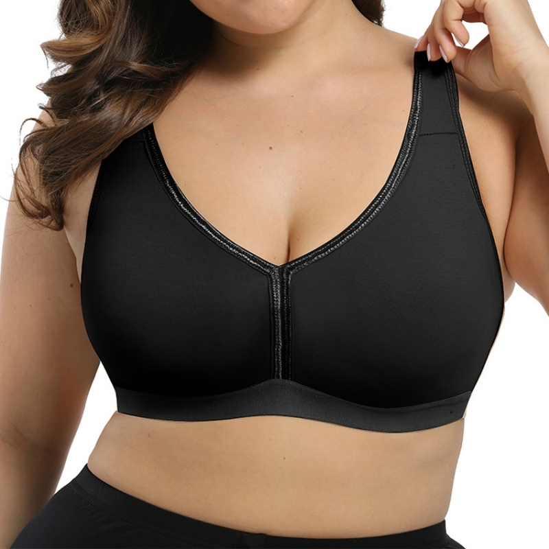 Women's Comfort Support Seamless Soft Full Cup Wire Free Plus Size Everyday Bra 115 120 F G Big Cup Black Beige 201202
Women's Comfort Support Seamless Soft Full Cup Wire Free Plus Size Everyday Bra 115 120 F G Big Cup Black Beige 201202