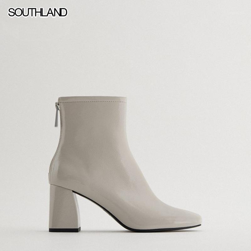 SOUTHLAND Autumn Winter New Women's shoes chunky heel quare toe Nude boots high-heeled Back Zipper ankle boots1, Beige
SOUTHLAND Autumn Winter New Women's shoes chunky heel quare toe Nude boots high-heeled Back Zipper ankle boots1, Beige