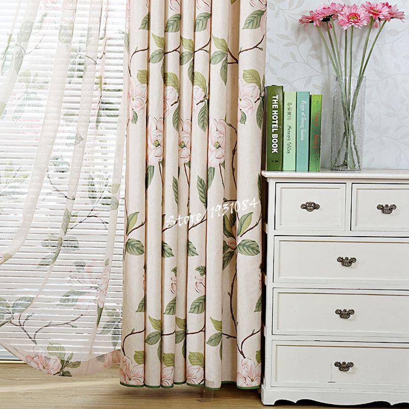 3*2.6cm Cotton Linen Blackout Curtain For Living Room Pastoral Style Flower Tulle Curtain Home Decor Drapes Sheer Cortinas 1Pcs, Voile one pcs
3*2.6cm Cotton Linen Blackout Curtain For Living Room Pastoral Style Flower Tulle Curtain Home Decor Drapes Sheer Cortinas 1Pcs, Voile one pcs