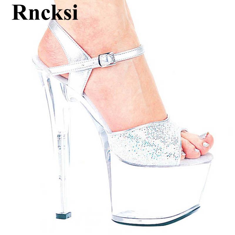 Rncksi New Summer Spring Pole Dance Sexy Women High Platform Open Toe Shoes Cool 17cm High-Heeled Party Dance Shoes Sandals, Silver
Rncksi New Summer Spring Pole Dance Sexy Women High Platform Open Toe Shoes Cool 17cm High-Heeled Party Dance Shoes Sandals, Silver