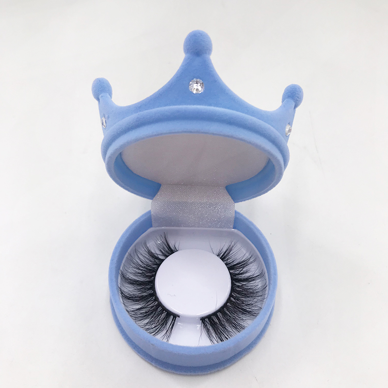 

Latest Crowns Lash Box With Natural Siberian Real Mink Lashes Private Custom Label 16mm 20mm 22mm Mink Eyelash Discount Deal