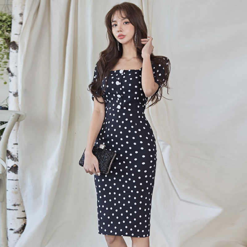 2021 New Fashion Women Summer Dot e Casual Office Lady Elegant Business Party Bodycon Vestidos Clothes Zdju, Black
2021 New Fashion Women Summer Dot e Casual Office Lady Elegant Business Party Bodycon Vestidos Clothes Zdju, Black
