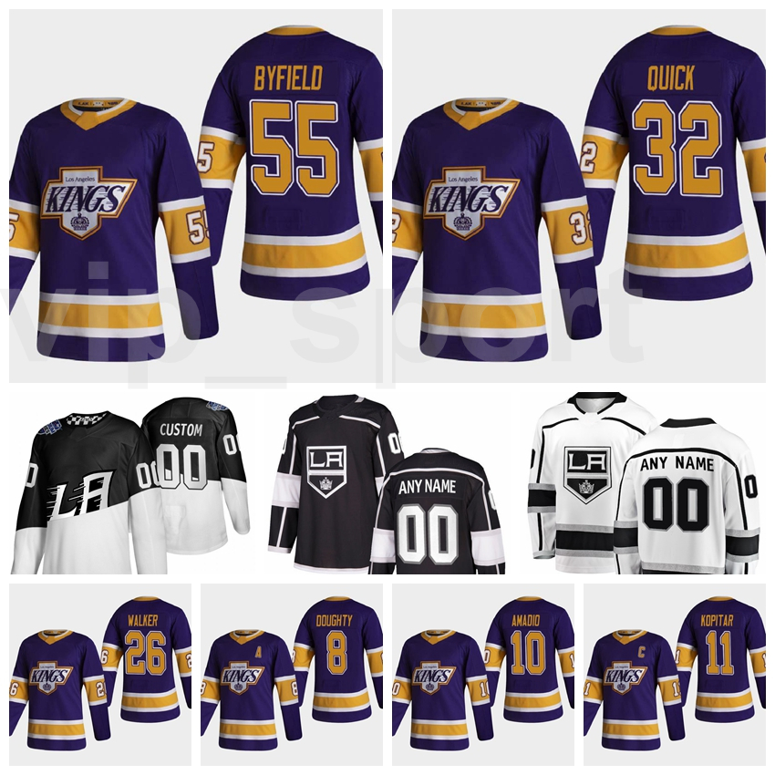 Reverse Retro Los Angeles LA Kings Hockey 6 Olli Maatta Jersey 10 Michael Amadio 3 Matt Roy 51 Austin Wagner 55 Quinton Byfield, Purple
Reverse Retro Los Angeles LA Kings Hockey 6 Olli Maatta Jersey 10 Michael Amadio 3 Matt Roy 51 Austin Wagner 55 Quinton Byfield, Purple